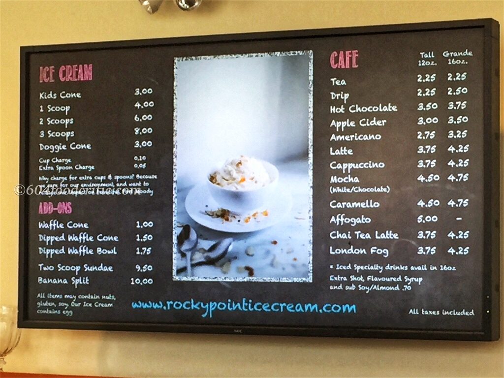 Rocky Point Ice Cream Port Moody Menu 01