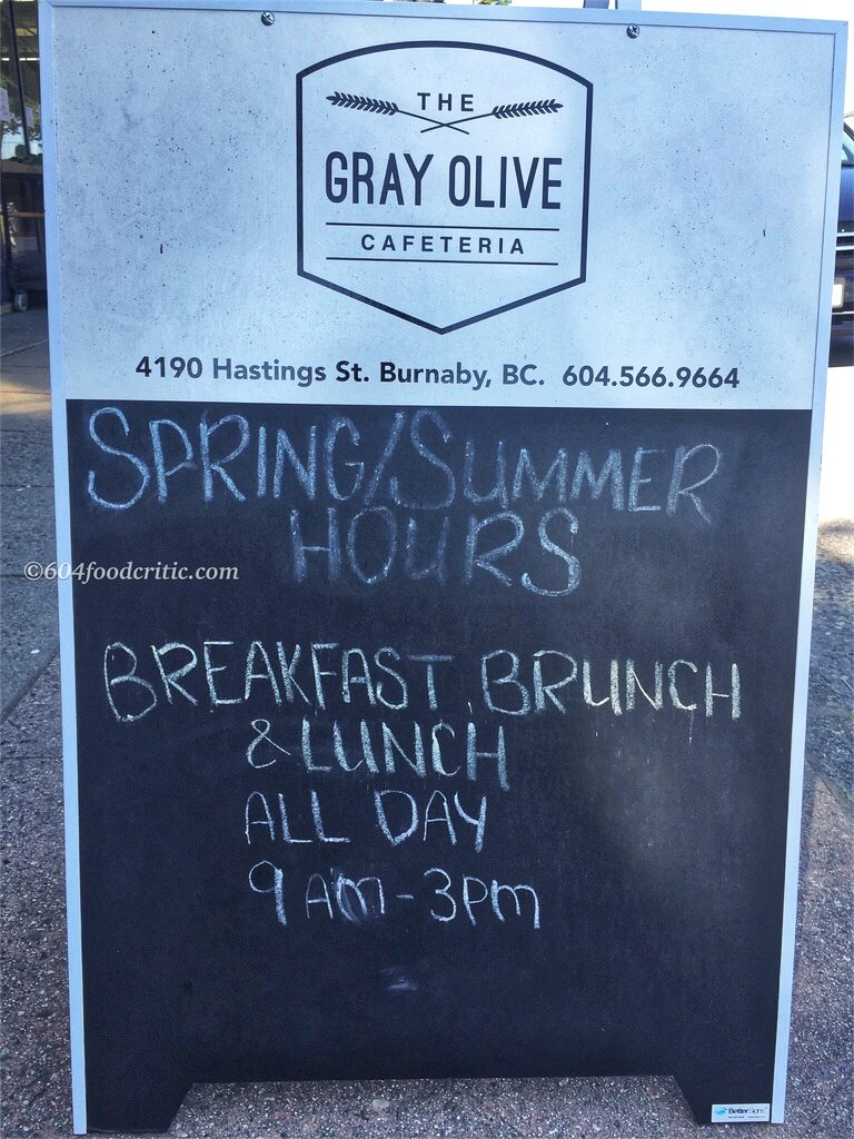 The Gray Olive Cafeteria Brunch Hours