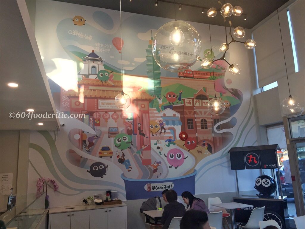 BlackBall Taiwanese Dessert Feature Wall