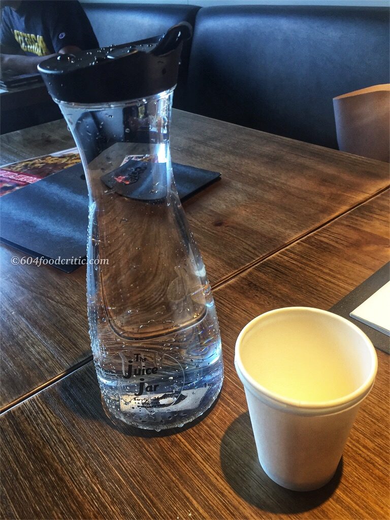 Strike Taiwanese Cuisine Water and Cup