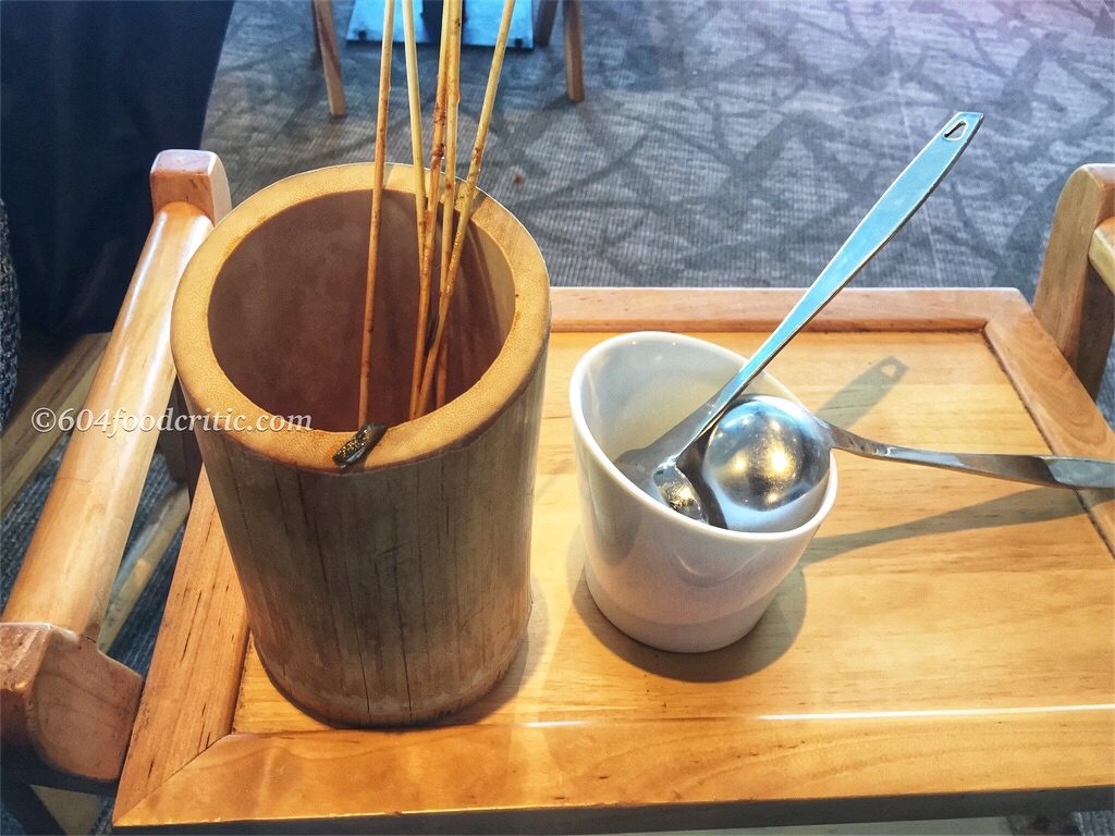 Yuan's Hot Pot Skewers Bamboo skewers disposal