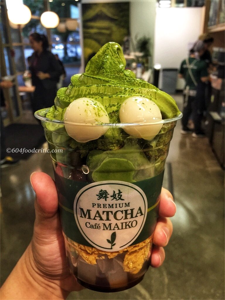 Maiko Premium Matcha Café in Richmond Matcha Parfait