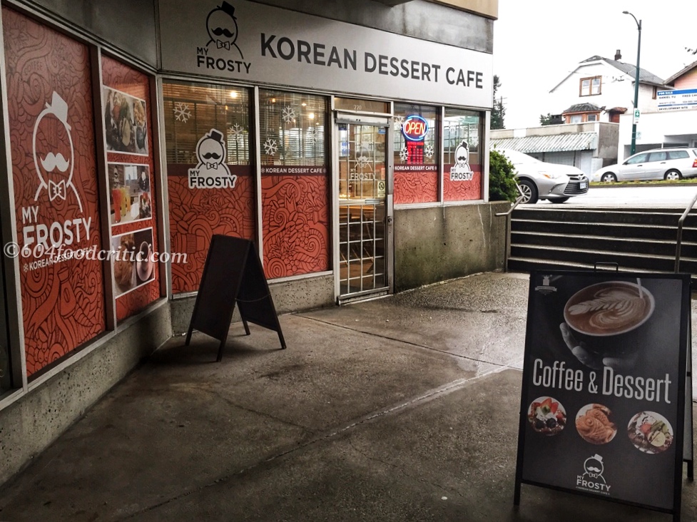 My Frosty Korean Dessert Cafe Front