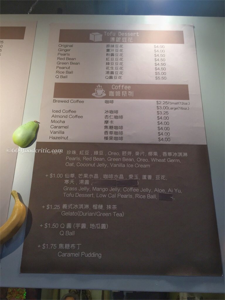 Peanuts classic bubble tea in Richmond Menu 5