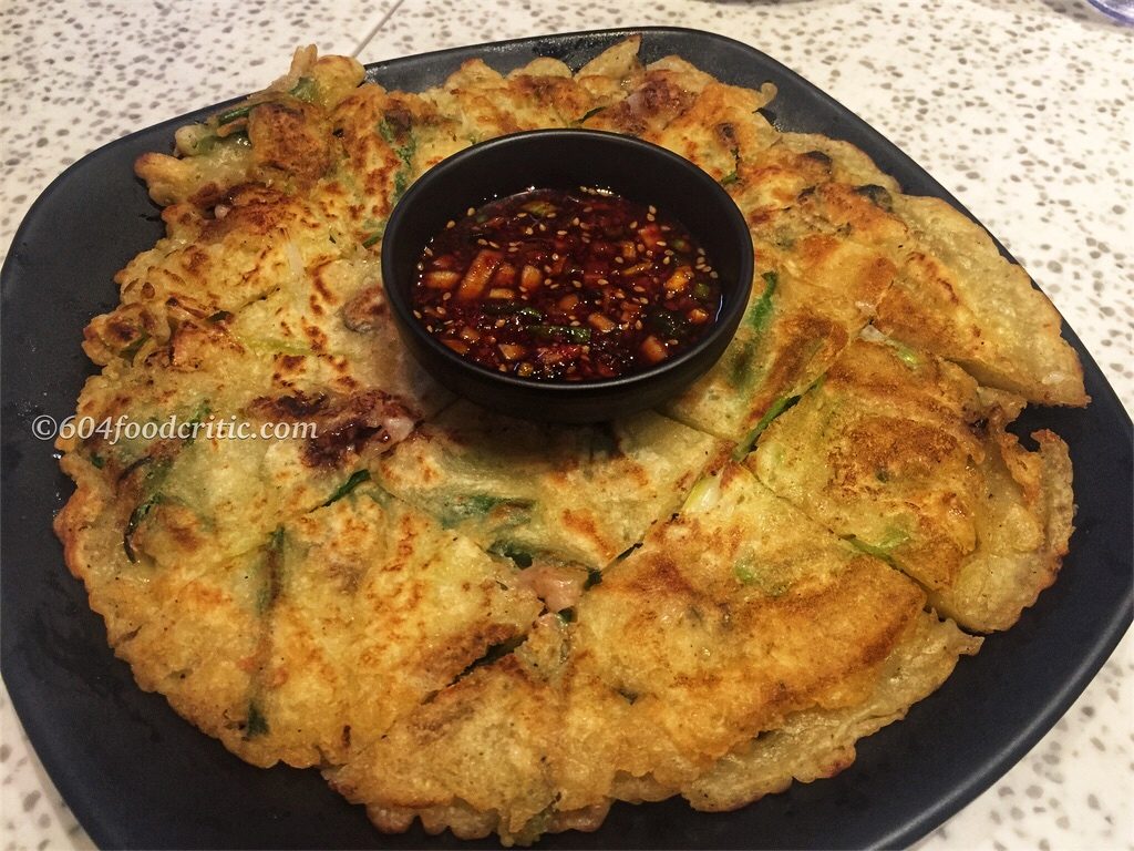 Todak Todak Korean Cuisine is the Best Korean Fried Chicken in Vancouver East Seafood Pancake