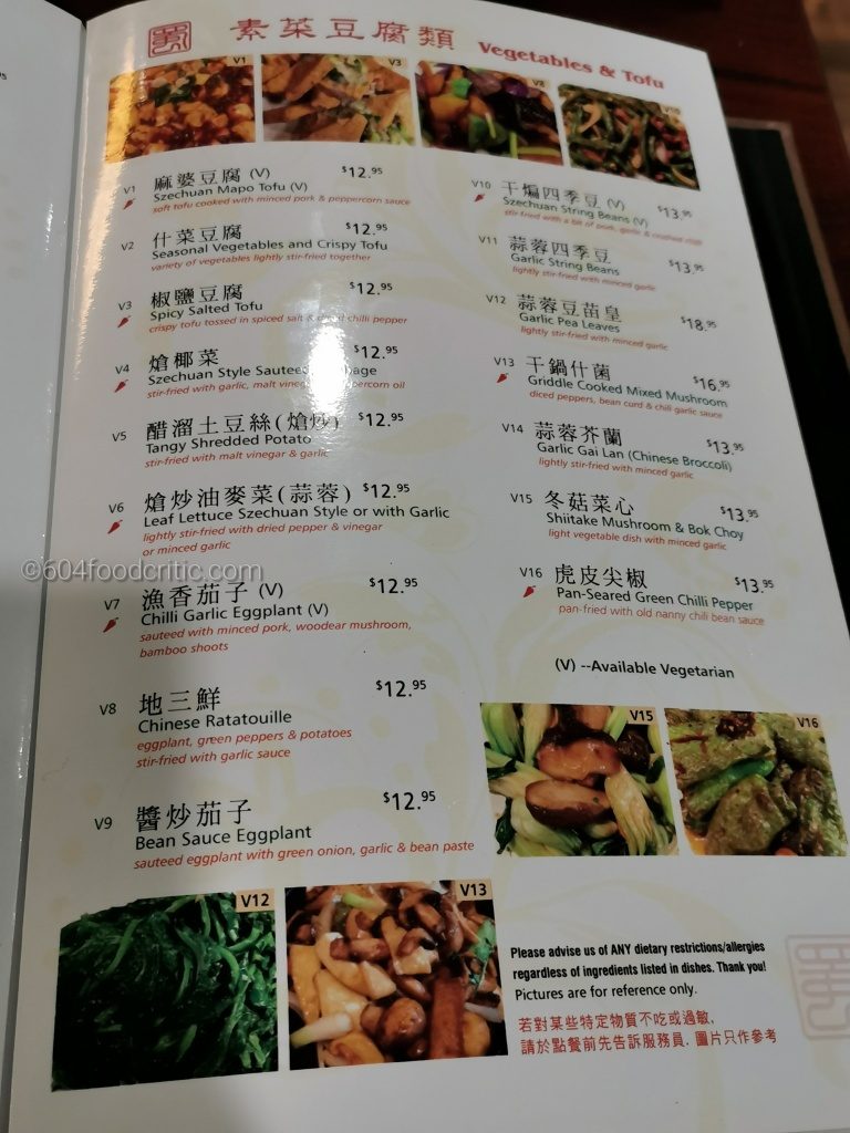 Grand Chinese Restaurant Menu