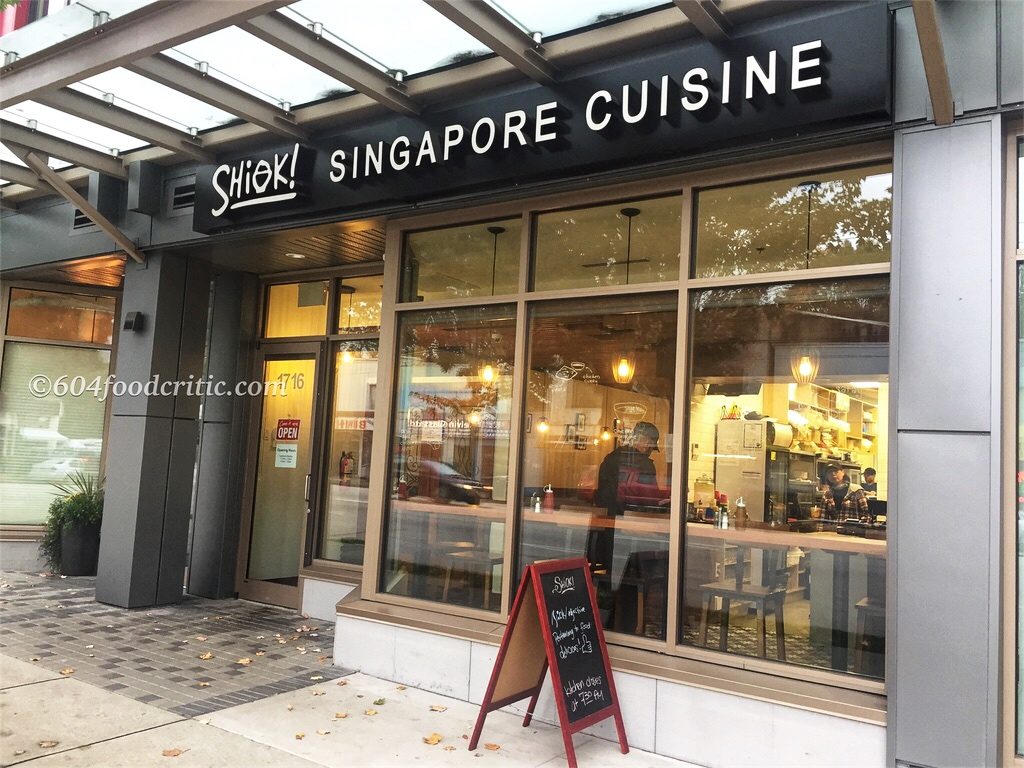 Shiok Authentic Singapore Restaurant Front