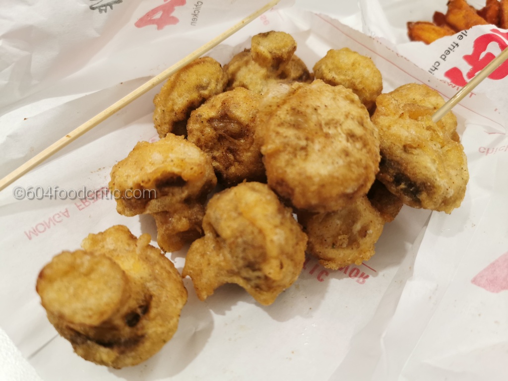 Monga Fried Chicken fried mushrooms