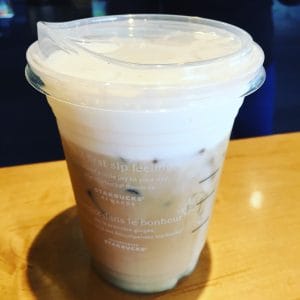 Starbucks's New Iced Honeycomb Lavender Latte 06
