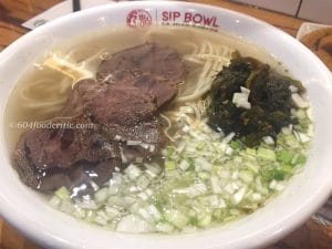 Sip Bowl La Mian, Chinese Ramen Beef and Sauerkraut
