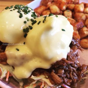The Gray Olive Cafeteria Brunch Pulled Pork Benny