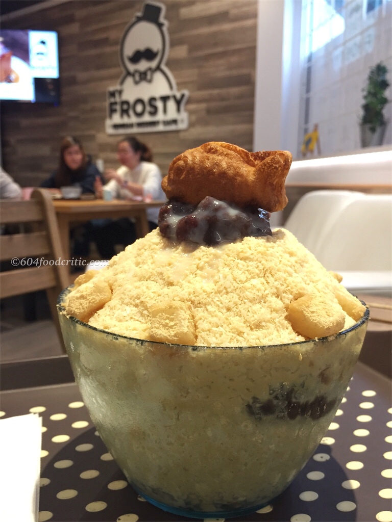 My Frosty Korean Dessert Cafe Injeolmi (Rice Cake) Bingsoo Layered