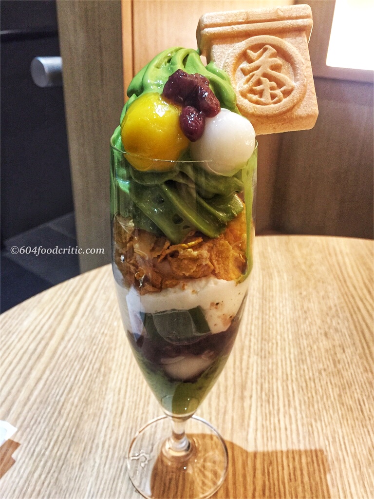 Tsujiri Japanese Matcha cafe in Richmond Matcha Parfait