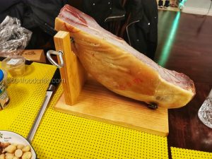 Noel Deboned Serrano Ham Wooden ham stand