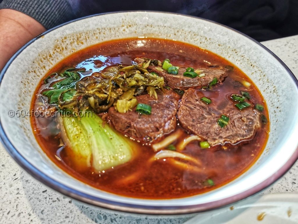 RedBeef noodle Kitchen spicy beef noodle soup