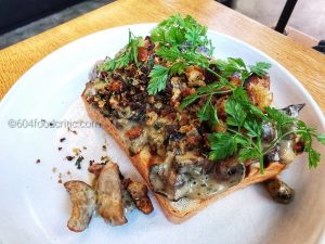 nemesis coffee downtown brunch foraged mushroom toast