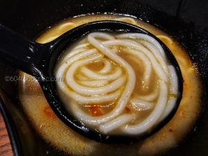 Yunshang Rice Noodle House oriental rice noodle with spicy sauce with lamb