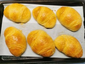 Vancouver Croissant After Baking