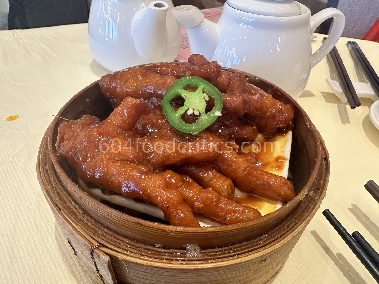Chicken feet at New Mandarin Seafood Restaurant
