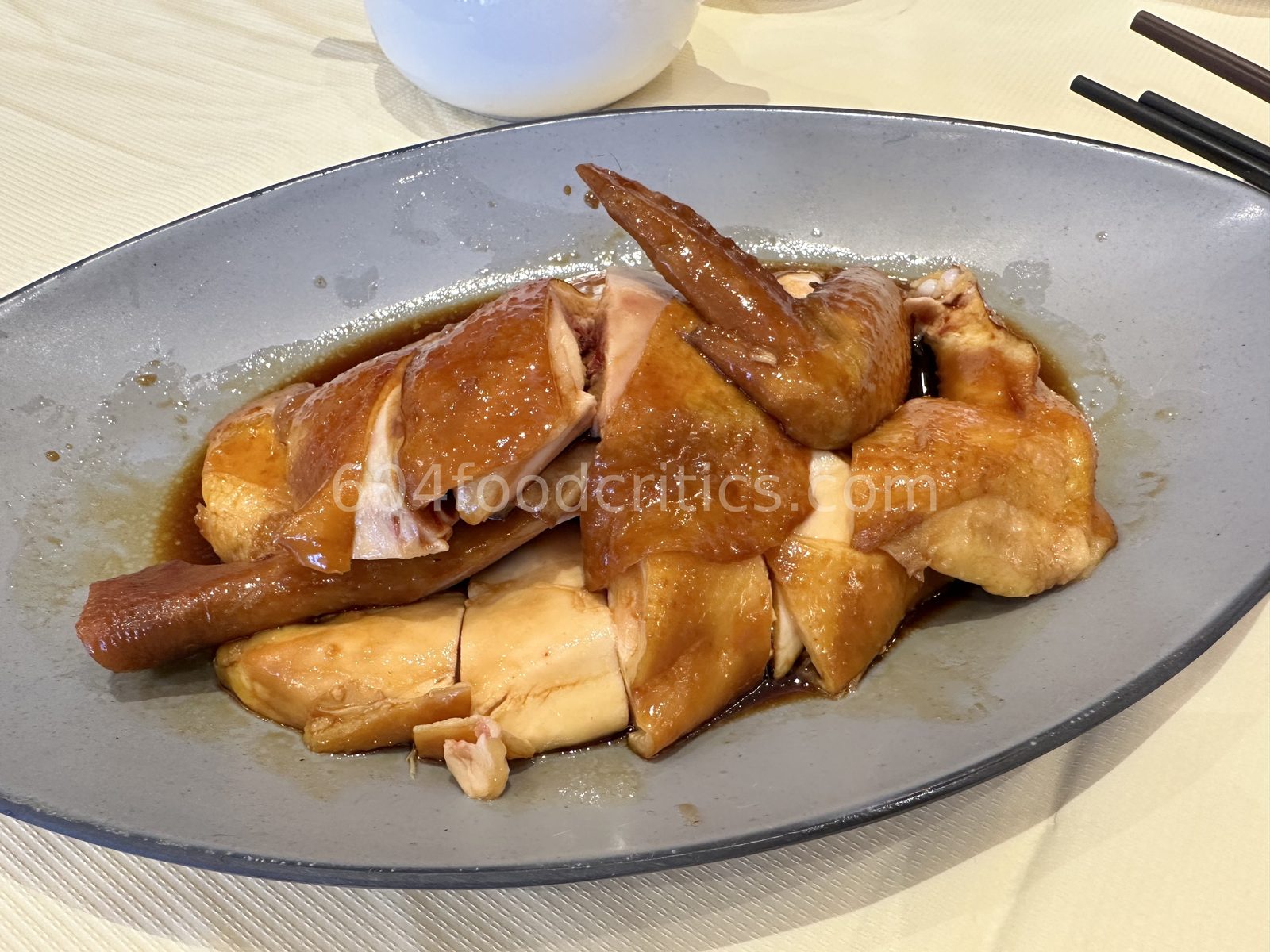 Soy chicken at New Mandarin Seafood Restaurant