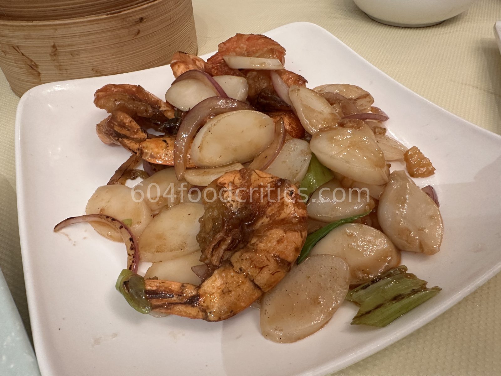Shrimp rice cake at New Mandarin Seafood Restaurant