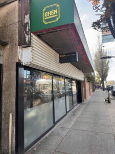 CHÉN storefront at 4280 Hastings, Burnaby