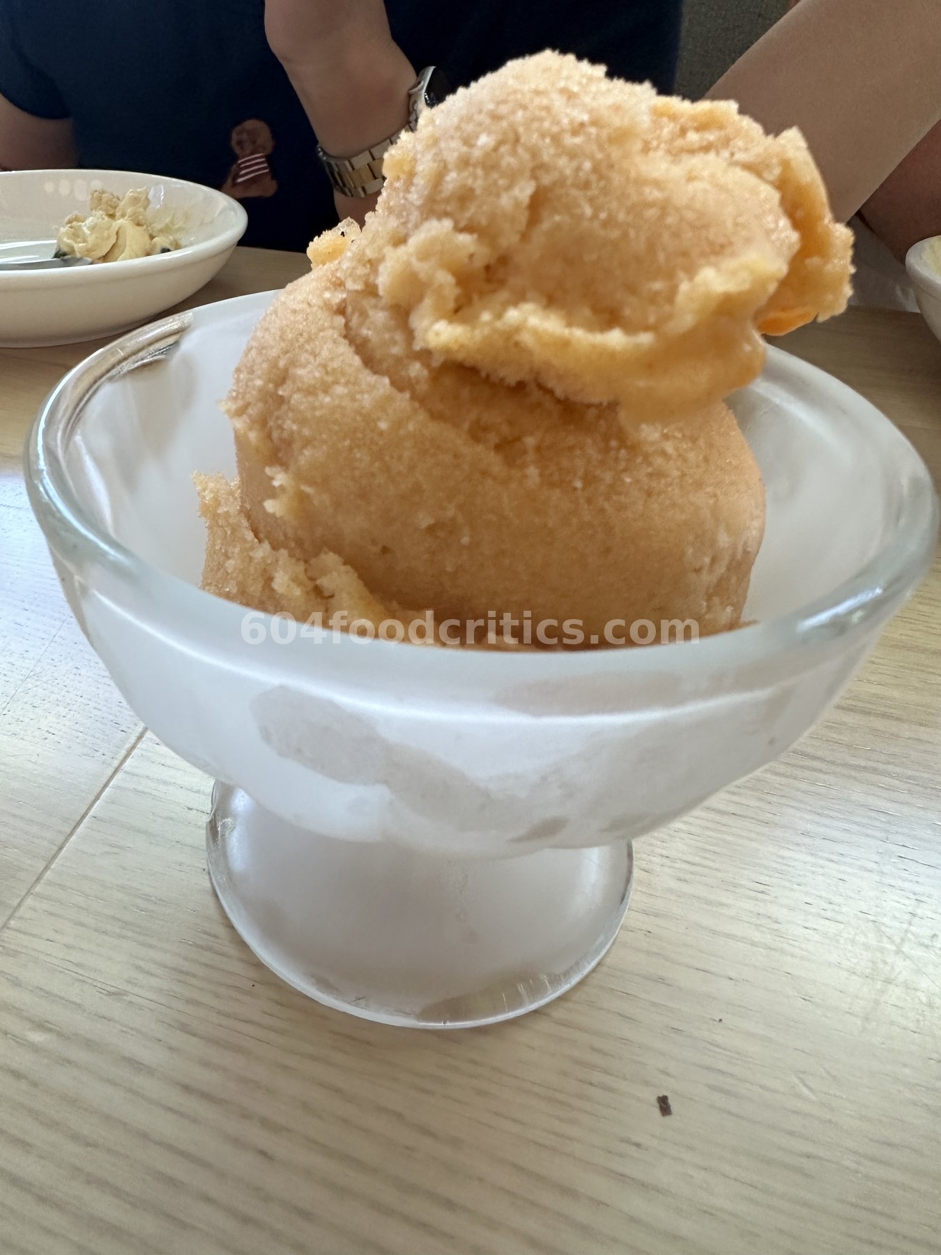 Apricot scoop ($4)