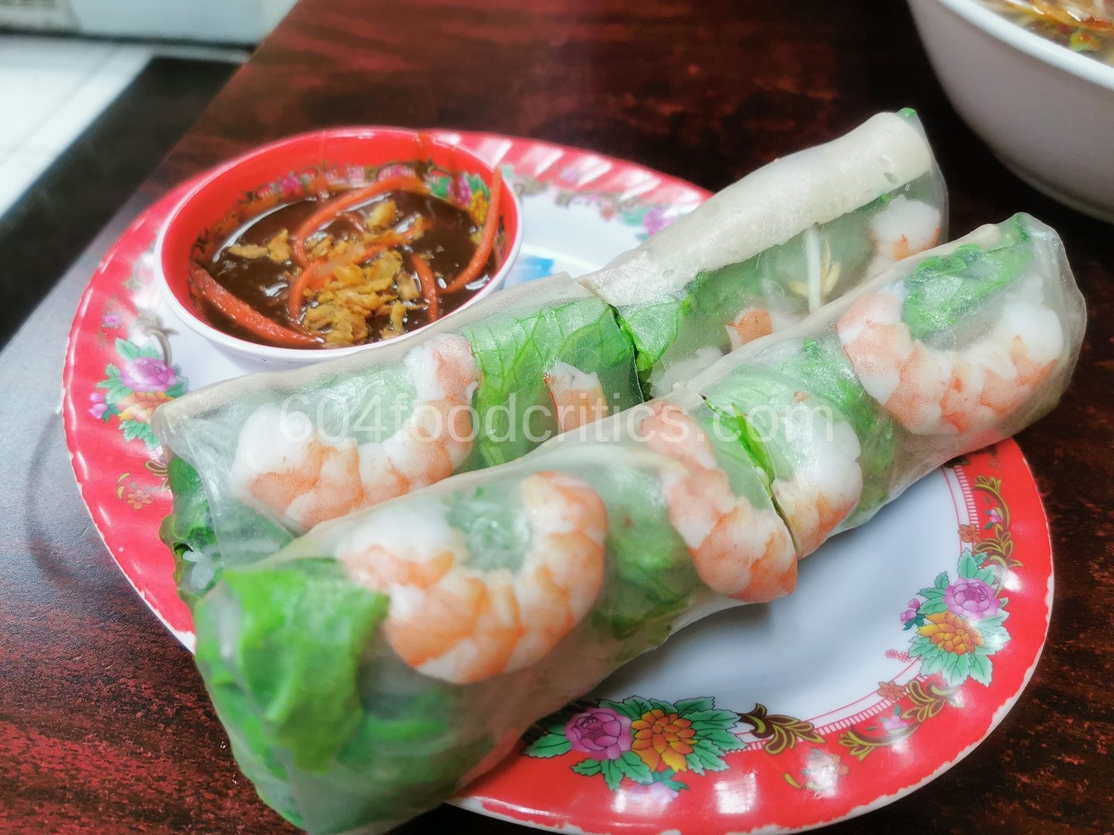 Shrimp spring rolls